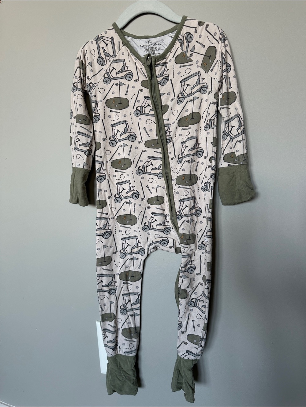 Caden Lane golf zipper jammies